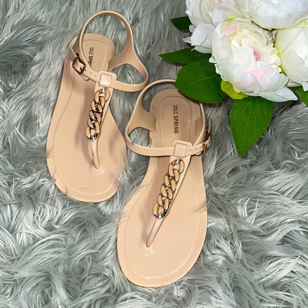 ✨2/20✨CALL IT SPRING Hard Plastic Sandals